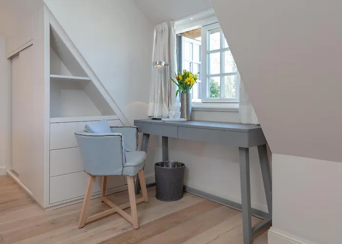 度假居 Friesenhof Aenne Haus 3 - Modern Urlauben Unter Reet In Sylt